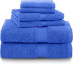 Martex 6-Piece 100% Ringspun Cotton Towel Set | Quick Dry | Super Absorbent & by Martex