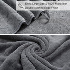 Ycosy 2 Pack Hand Towels Set 16"x31", Quick Dry Thick and Highly Absorbent Hand - Image 2