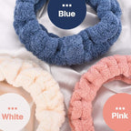 Chuangdi 3 Pieces Spa Headband for Women Facial Makeup Headband Soft Terry - Image 2