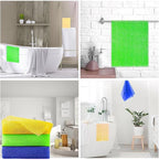 UJFQBH 3 Pieces African exfoliating net African Net Long Net Bath Sponge - Image 7