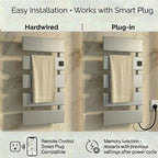 Electric Towel Warmer, Heated Towel Rack - Image 4