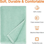 Amazon Basics 2-Pack Quick-Dry Lightweight Moisture Absorbing Bath Towel - Image 4