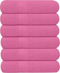 KAHAF COLLECTION 6 Pack Bath Towels Set 100% Ring Spun Cotton, Lightweight by KAHAF+COLLECTION