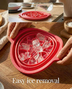 Face Ice Bath Bowl with Built-in Ice Tray, Collapsible Silicone Face Bowl - Image 7