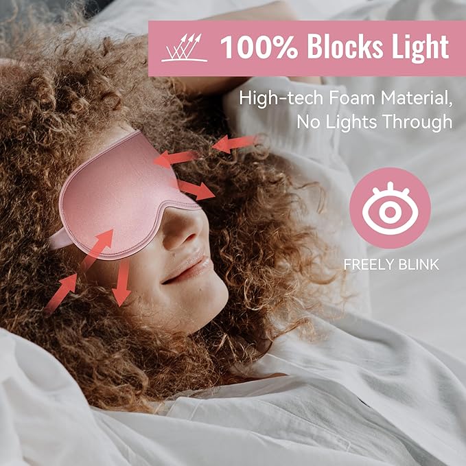 Sleep Mask, Upgraded 3D Deep Contoured Eye Mask - Image 6