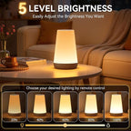 Auxmir Night Light, Dimmable Touch Lamp - Image 3