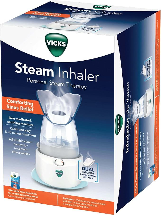 Vicks Personal Steam Inhaler for Targeted, Natural Steam Relief for Allergies - Image 7