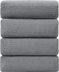 4 Pack Washcloths Set 13"x13", Highly Absorbent & Quick Dry Premium Towel by JessyHome