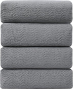 4 Pack Washcloths Set 13"x13", Highly Absorbent & Quick Dry Premium Towel by JessyHome