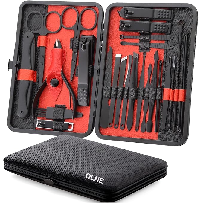 Nail Clippers Sets High Precisio Stainless Steel Nail Cutter Pedicure Kit Nail by QLNE