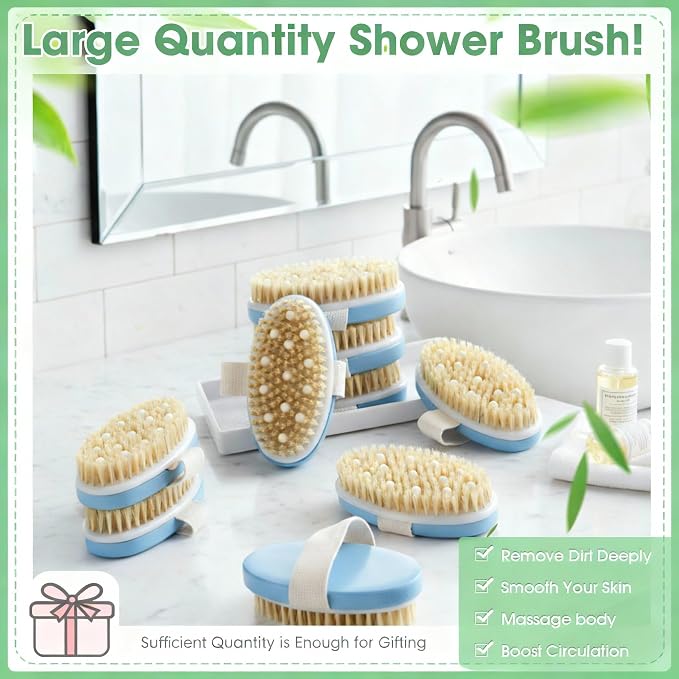 Gejoy 10 Pcs Dry Brushing Body Brush - Image 4