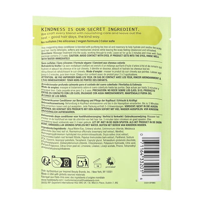 HASK TEA TREE Revitalizing Deep Conditioner Treatments - Image 8