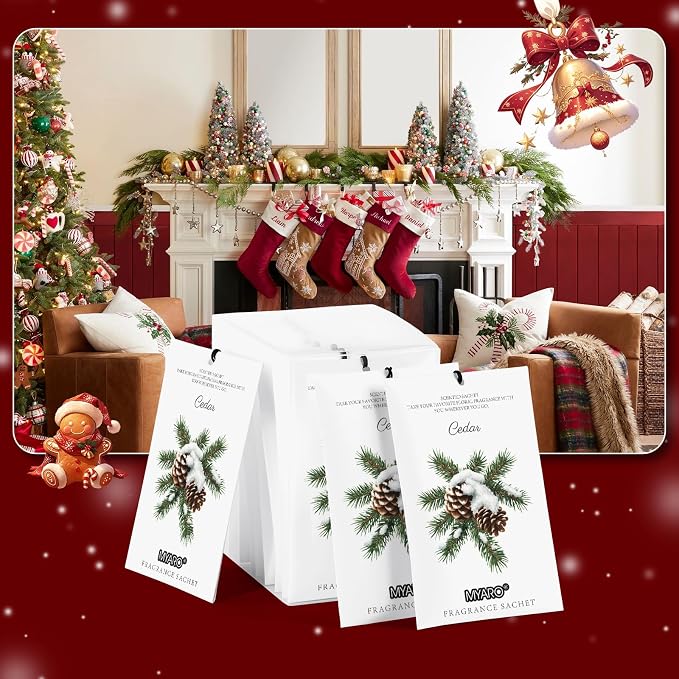 MYARO 12 Pack Cedarwood Scented Sachets - Image 8
