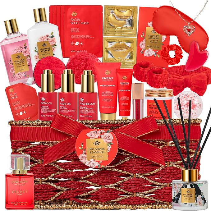 35 Pcs Mothers Day Gifts Baskets by RAROSAACCA