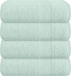 Belizzi Home 4 Pack Bath Towel Set 27x54, 100% Ring Spun Cotton, Ultra Soft by Unknown