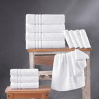 Hawmam Linen White Bath Towels 4 Pack 27 x 54 Inches 100% Turkish Cotton Soft - Image 2