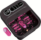 Foldable Automatic Heating Foot Spa Bath, Temperature-Controlled Foot Spa Basin by Beinilai