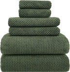 YTYC 29x59 Inch Bath Towels Set of 6 Large, Super Soft Lint Free Lightweight by YTYCTowels