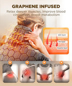 Graphene-Infused Heating Pad 3X Deeper Pain Relief, Weighted Instant Heating - Image 3