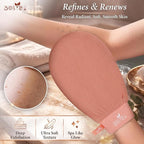 Exfoliating glove for Shower & Exfoliating body scrubber– 100% Vegan Viscose - Image 6