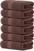 White Classic Luxury Brown Hand Towels by WhiteClassic