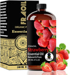 Strawberry Essential Oil, Strawberry Oil 8 Fl Oz 240ML by FRAOILESSENTIALOIL