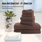 MOONQUEEN Ultra Soft Microfiber Coral Velvet Towel Set - Image 5