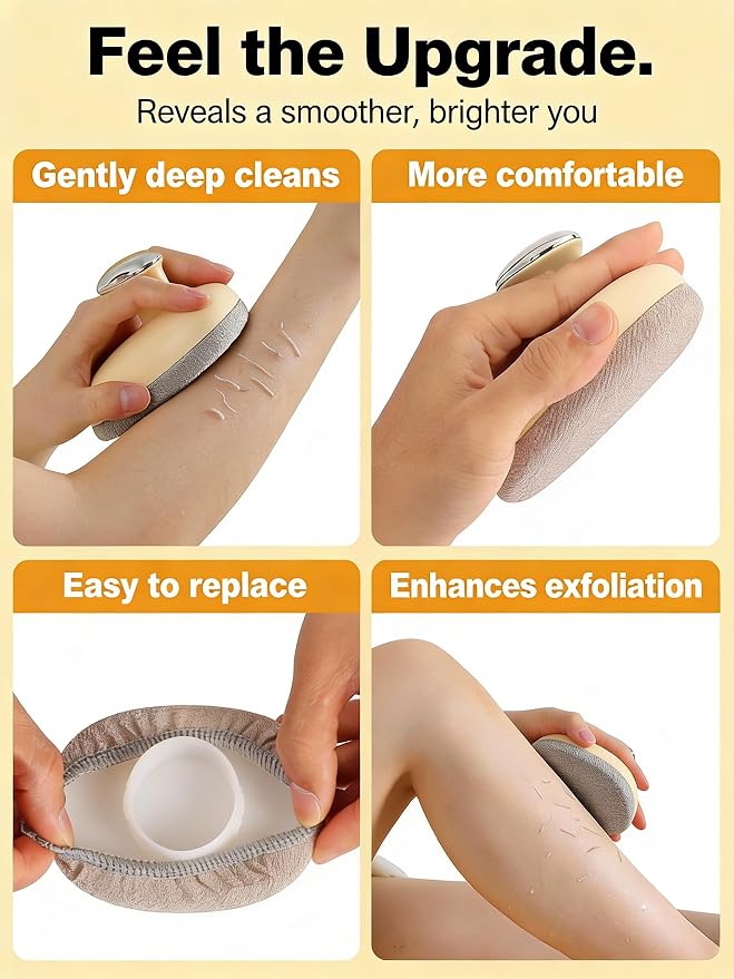 New Deep Exfoliating Body Scrubber, Upgraded Traditional Exfoliating Body - Image 6