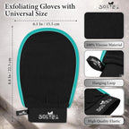 Exfoliating glove for Shower & Exfoliating body scrubber – 100% Vegan Viscose - Image 2