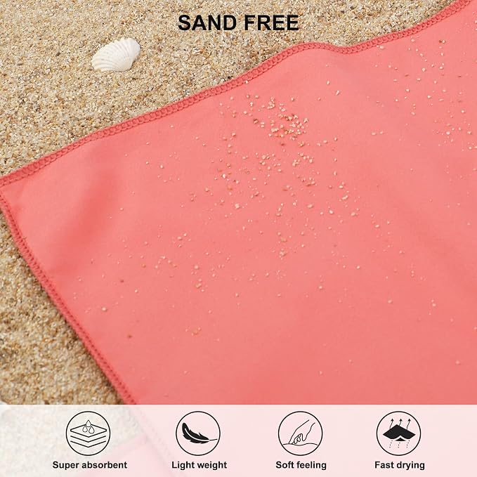 Rainleaf Microfiber Towel Perfect Travel & Gym & Camping Towel. Quick Dry - Image 5