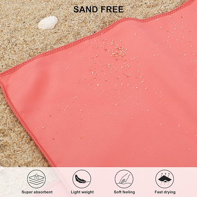Rainleaf Microfiber Towel Perfect Travel & Gym & Camping Towel. Quick Dry - Image 5