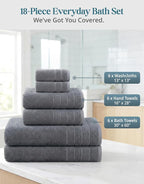 Casa Platino Cotton Towels Set for Bathroom - Image 2