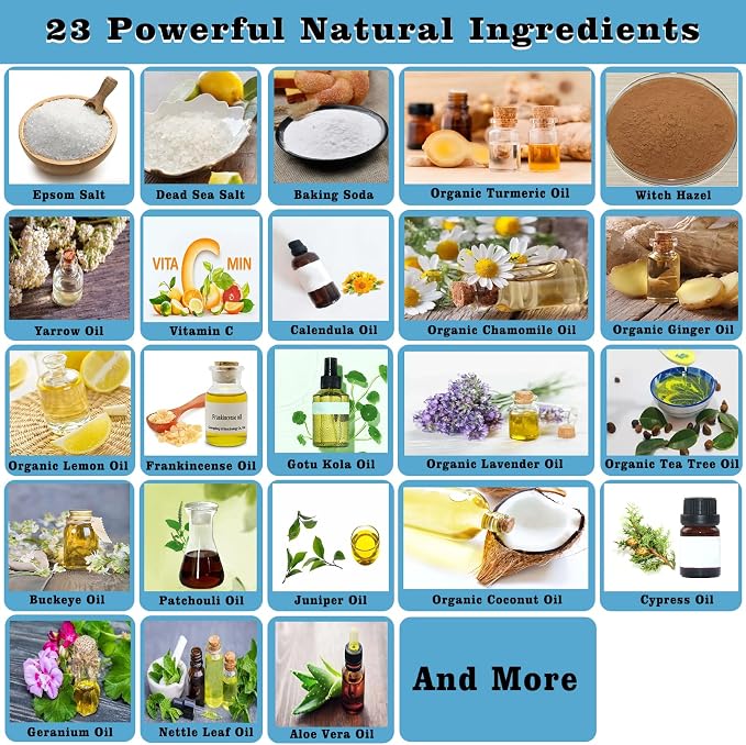 Sitz Bath for Hemorrhoids, Premium Grade 23 Ingredients, Advanced Hemorrhoid - Image 3