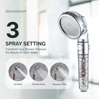 Original StoneStream EcoPower High Pressure Handheld Shower Head - Image 4