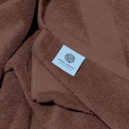 White Classic Luxury Soft Brown Bath Sheet Towels - Image 5