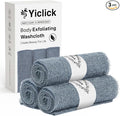 Yiclick Exfoliating Washcloth Towel- Exfoliating Body Scrubber Exfoliator by YiclickCreateBeautyforLife