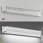 ZUZITO 30in LED Bathroom Lights Over Mirror Modern Crystal Vanity Lights Bar - Image 7