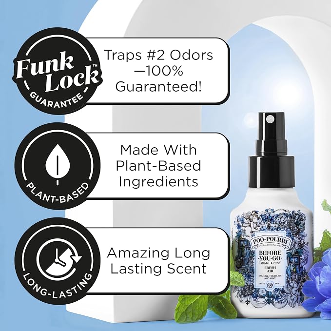 Poo-Pourri Before-You-Go Toilet Spray, Fresh Air, 4 Fl Oz, Bathroom Odor - Image 3