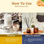 SVA Mandarin Essential Oil – 4 Fl Oz – 100% Natural Mandarin Oil - Image 6