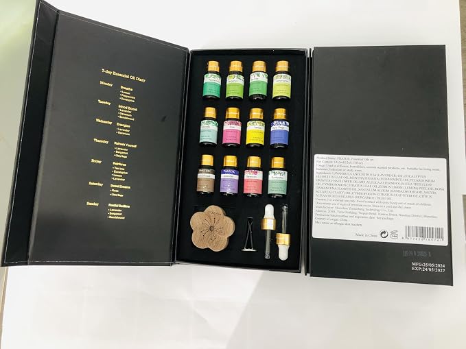 PHATOIL Essential Oil Set, 12x5ml Essential Oils Gift Set - Image 2