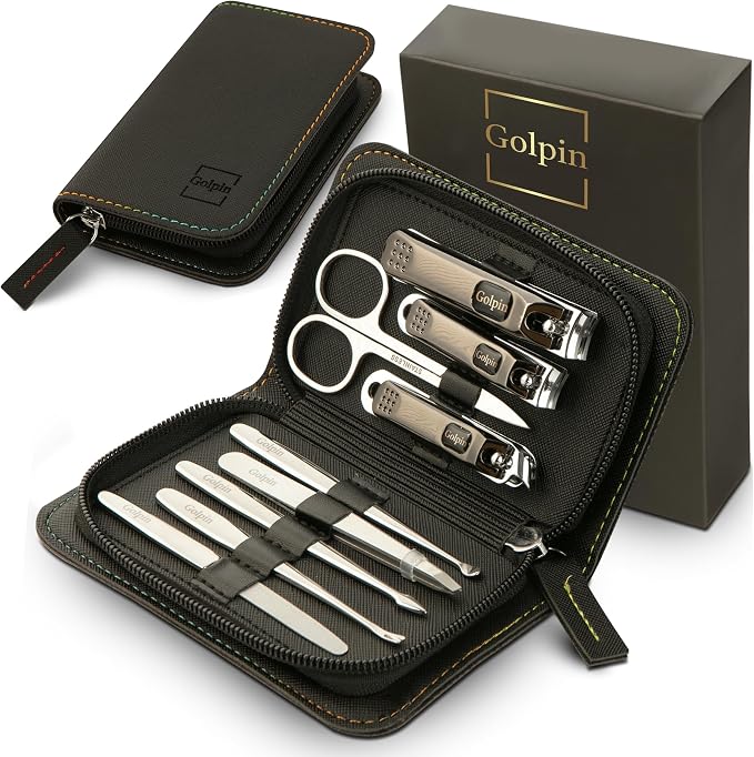 9 Pcs Manicure Set for Men & Women – Stainless Steel Manicure & Pedicure Kit - Image 8