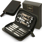 9 Pcs Manicure Set for Men & Women – Stainless Steel Manicure & Pedicure Kit - Image 8