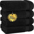 Cotton Paradise Hand Towels for Bathroom, 100% Cotton Turkish 4 Piece Hand by UNITEDHOMETEXTILE