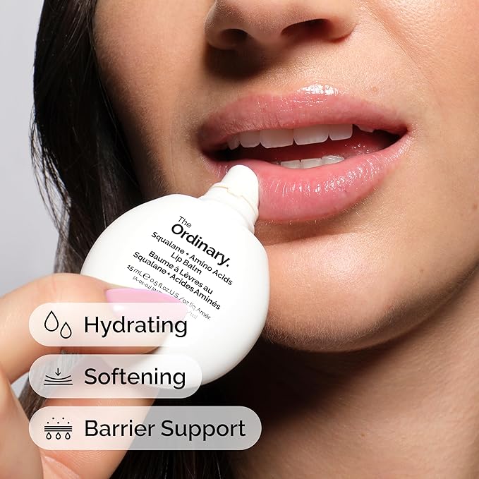 The Ordinary Squalane + Amino Acids Hydrating Lip Balm, - Image 4