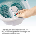 HoMedics Bubble Spa Elite Footbath, 2-in-1 Removable Pedicure Center, Toe-Touch - Image 3
