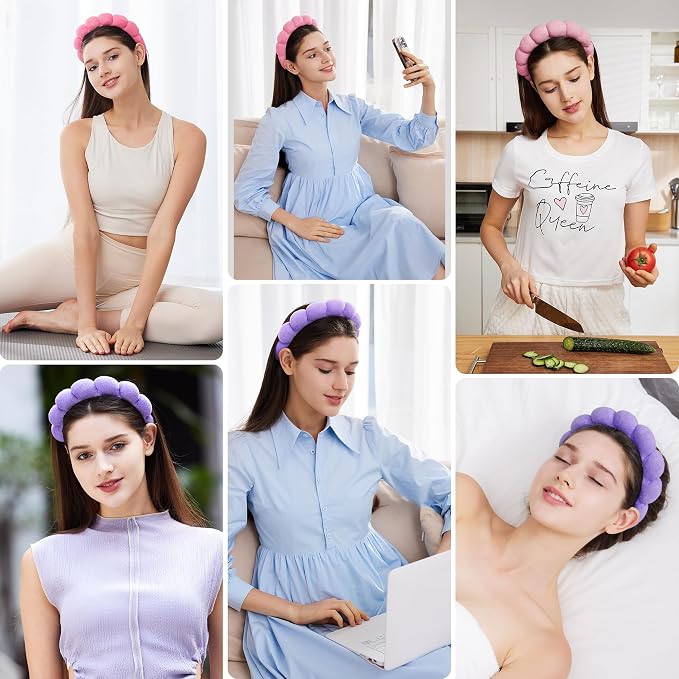 Spa Facial Headbands Combo Pack - Image 4