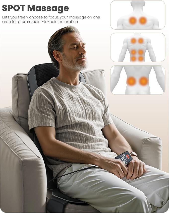 COMFIER Back Massager with Heat, Full Back Massager - Image 3