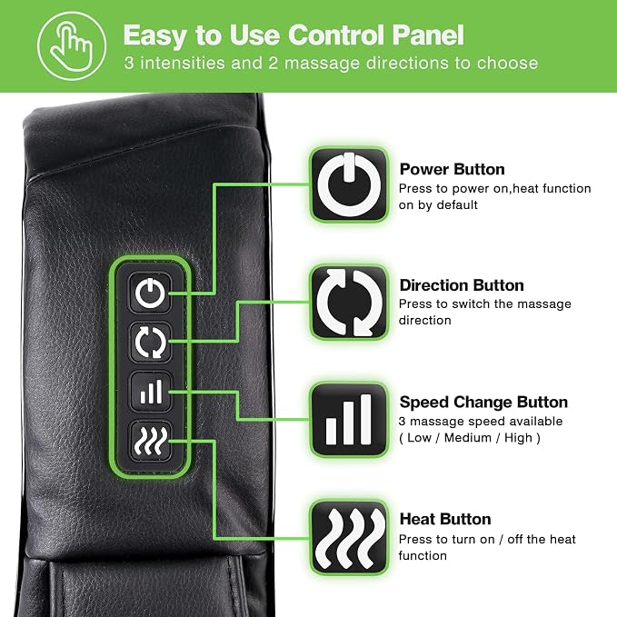 cotsoco Cordless Shiatsu Neck and Shoulder Massager - Image 6