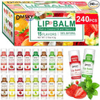 DMSKY 240 Pack Lip Balm, Natural Lip Balm Bulk by DMSKY