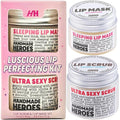 100% Natural Lip Scrub Vegan Conditioning Coconut Lip Exfoliator Gentle by HandmadeHeroes